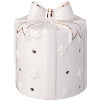 Фигурка "ПОДАРОК" с led-подсветкой 7,7*7,7*9,6 см LEFARD 146-2129