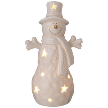 Фигурка "СНЕГОВИК" с led-подсветкой 8,8*6,4*15,6 см LEFARD 146-2143-1