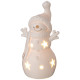 Фигурка "СНЕГОВИК" с led-подсветкой 6,1*5,8*12 см LEFARD 146-2144