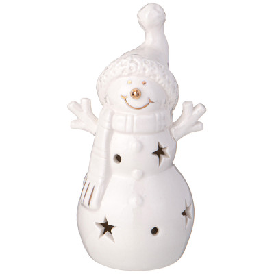 Фигурка "СНЕГОВИК" с led-подсветкой 6,1*5,8*12 см LEFARD 146-2144