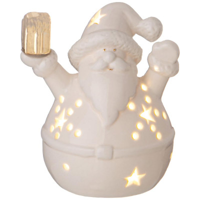 Фигурка "ДЕД МОРОЗ" с led-подсветкой 9,8*7,6*10,4 см LEFARD 146-2145-1