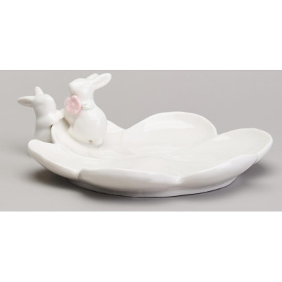 Блюдо сервировочное "КРОЛИКИ" 22,6х18,8х6,8 см LEFARD 146-2164-1