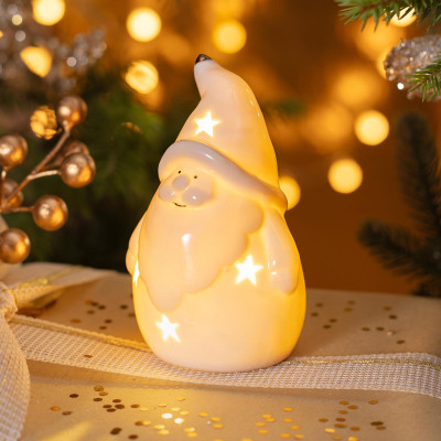 Фигурка "ДЕД МОРОЗ" с led-подсветкой 7,7*6,7*11,7 см LEFARD 146-2183-1