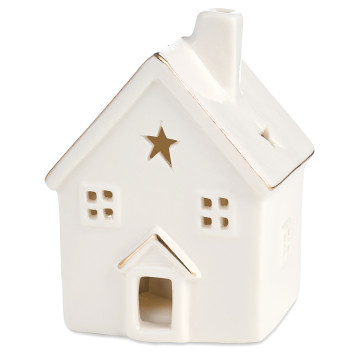 Фигурка "ДОМИК" с led-подсветкой 7,8*7,3*10,8 см LEFARD 146-2184-2