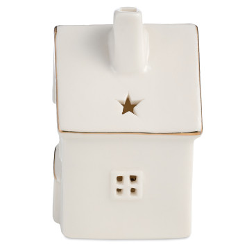 Фигурка "ДОМИК" с led-подсветкой 7,8*7,3*10,8 см LEFARD 146-2184-3