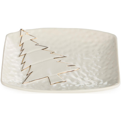 Блюдо сервировочное " НОВОГОДНЕЕ" 19,1*15,6*2,8 см LEFARD 146-2187