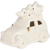 Фигурка "МАШИНКА С ЕЛКОЙ" с led-подсветкой 16,2*8,3*12,5 см LEFARD 146-2188