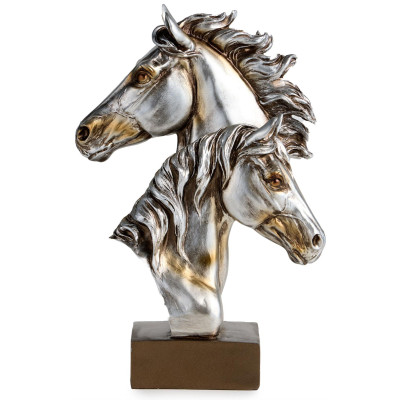 Фигурка декоративная "БЮСТ ЛОШАДЕЙ" 19*9,3*28,5 см LEFARD 146-2200