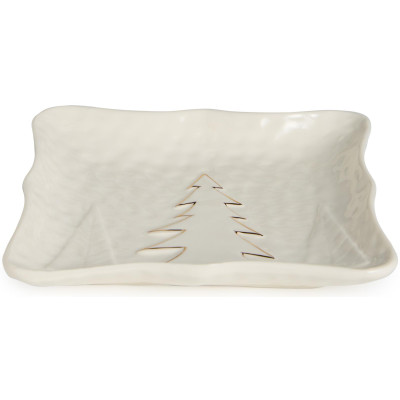 Блюдо сервировочное " НОВОГОДНЕЕ" 15,7*14,4*2,3 см LEFARD 146-2214-1