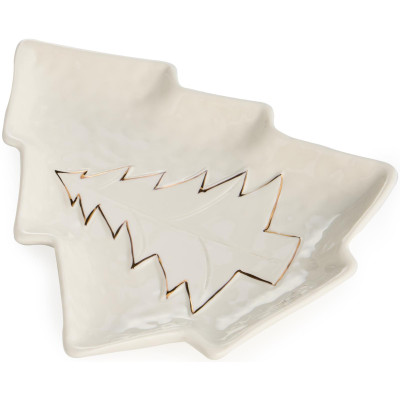 Блюдо сервировочное " НОВОГОДНЕЕ" 18,3*20,9*2,7 см LEFARD 146-2215-1