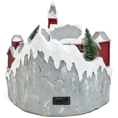 Музыкальная статуэтка "ЗИМНИЙ ГОРОДОК" 28х28,5х27 см LEFARD 146-2229-7