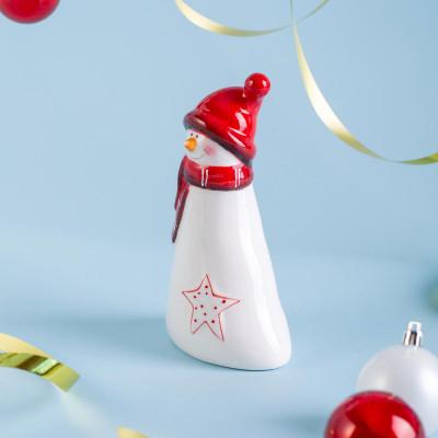 Статуэтка "СНЕГОВИК" 9,8х6х17 см LEFARD 146-2238-1