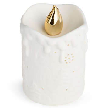 Статуэтка "СВЕЧА" с led-подсветкой 10х10х15,3 см LEFARD 146-2251-1