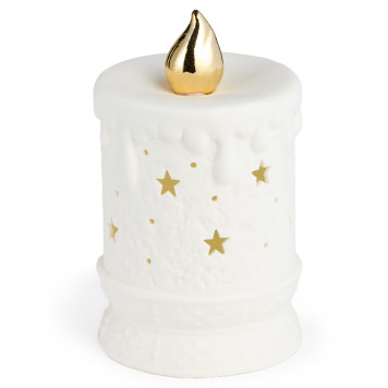 Статуэтка "СВЕЧА" с led-подсветкой 8,8х8,8х14,8 см LEFARD 146-2252-1