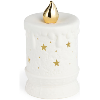 Статуэтка "СВЕЧА" с led-подсветкой 8,8х8,8х14,8 см LEFARD 146-2252-1