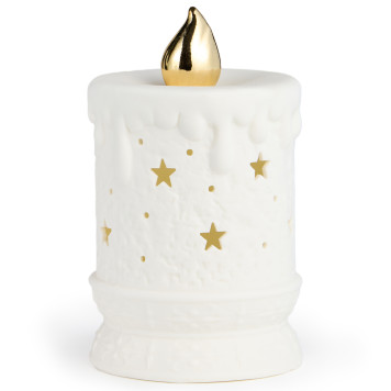 Статуэтка "СВЕЧА" с led-подсветкой 8,8х8,8х14,8 см LEFARD 146-2252