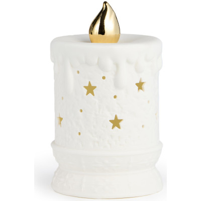 Статуэтка "СВЕЧА" с led-подсветкой 8,8х8,8х14,8 см LEFARD 146-2252