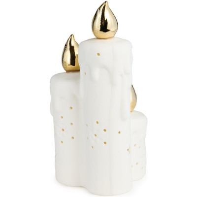 Статуэтка "СВЕЧИ" c led-подсветкой 9,3х8,6х17,7 см LEFARD 146-2253-1