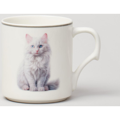 Набор кружек "MEOW" 4шт на подставке 368мл. (кор=8шт.) LEFARD 153-946-4