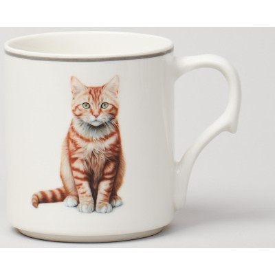 Набор кружек "MEOW" 4шт на подставке 368мл. (кор=8шт.) LEFARD 153-946-6