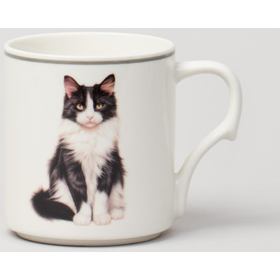 Набор кружек "MEOW" 4шт на подставке 368мл. (кор=8шт.) LEFARD 153-946-8