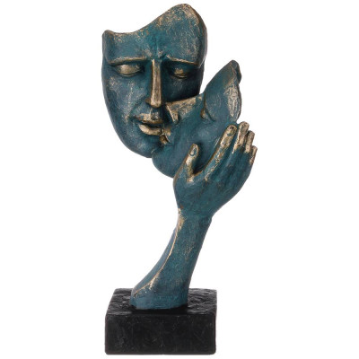 Статуэтка "ПОЦЕЛУЙ" 13.5*10*30 см. серия "ФЬЮЖН" (кор=12шт.) LEFARD 154-534-1