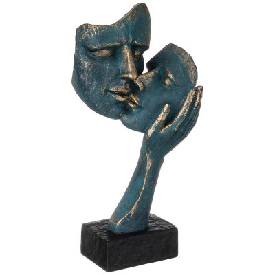 Статуэтка "ПОЦЕЛУЙ" 13.5*10*30 см. серия "ФЬЮЖН" (кор=12шт.) LEFARD 154-534