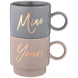 Набор кружек из 2 шт. "MRS&MR" 400 мл LEFARD 155-764