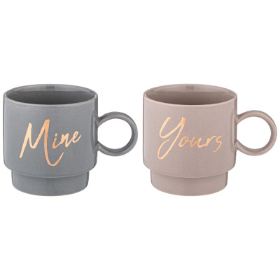 Набор кружек из 2 шт. "MRS&MR" 400 мл LEFARD 155-764-1