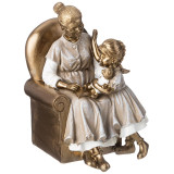 Статуэтка "БАБУШКА С ВНУЧКОЙ" 12,5х10,5х15,5 см LEFARD 162-1061
