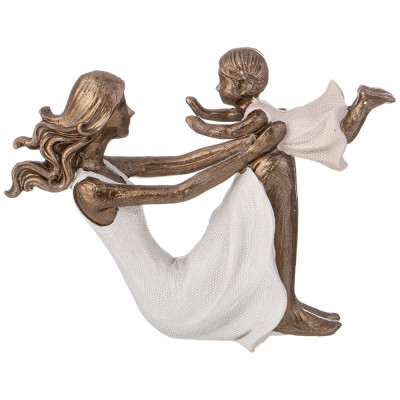 Статуэтка "МАМА С ДОЧКОЙ" 13х5,5х10 см LEFARD 162-1177