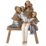 Статуэтка "МАМА С ДЕТЬМИ" 14,5х9х18 см LEFARD 162-1194