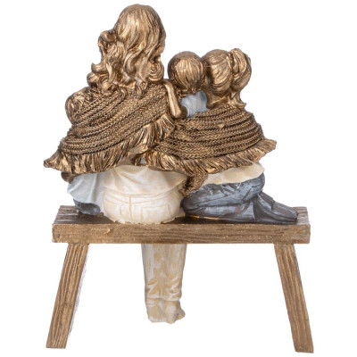 Статуэтка "МАМА С ДЕТЬМИ" 14,5х9х18 см LEFARD 162-1194-3