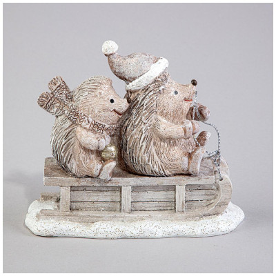 Статуэтка "ЕЖИКИ" 12х5,5х10 см LEFARD 162-1266