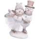 Статуэтка " СНЕГОВИКИ" 16х9,5х18,5 см LEFARD 162-1288