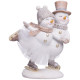 Статуэтка " СНЕГОВИКИ" 16х9,5х18,5 см LEFARD 162-1288