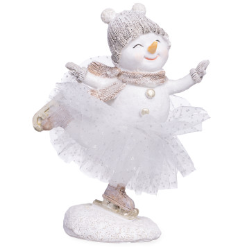 Статуэтка "СНЕГОВИК" 14х7х17,5 см LEFARD 162-1289-2