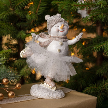 Статуэтка "СНЕГОВИК" 14х7х17,5 см LEFARD 162-1289