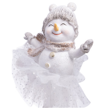 Статуэтка "СНЕГОВИК" 14х7х17,5 см LEFARD 162-1289-4
