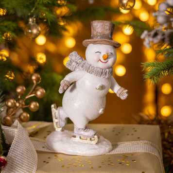 Статуэтка "СНЕГОВИК" 14х7х17,5 см LEFARD 162-1290