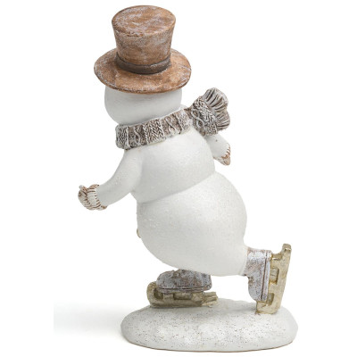 Статуэтка "СНЕГОВИК" 14х7х17,5 см LEFARD 162-1290-4