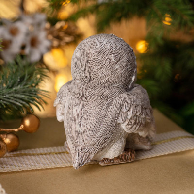 Статуэтка "СОВА С СОВЯТАМИ" 8х7х8,5 см LEFARD 162-1293-1