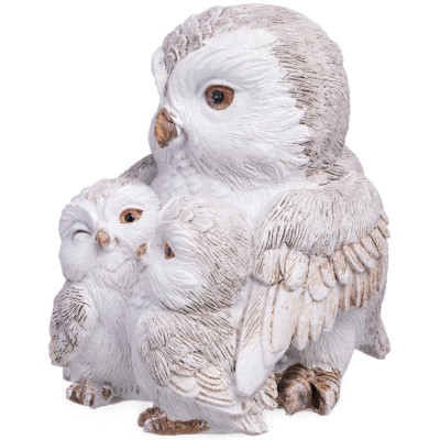 Статуэтка "СОВА С СОВЯТАМИ" 8х7х8,5 см LEFARD 162-1293-3