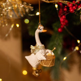 Елочное украшение "ГУСЬ" 7х4х11 см LEFARD 162-1303