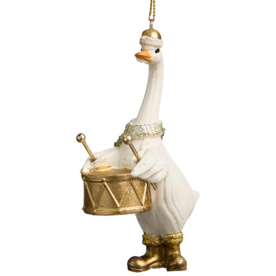 Елочное украшение "ГУСЬ" 7х4х11 см LEFARD 162-1303-1