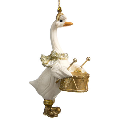 Елочное украшение "ГУСЬ" 7х4х11 см LEFARD 162-1303-2