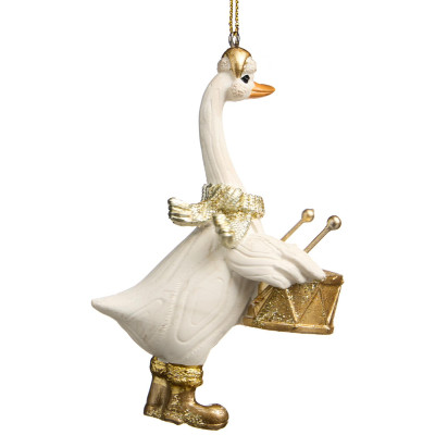 Елочное украшение "ГУСЬ" 7х4х11 см LEFARD 162-1303-3