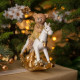 Статуэтка "МИШКА НА КОНЕ-КАЧАЛКЕ" 13х6х15 см LEFARD 162-1304