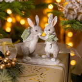 Статуэтка "КРОЛИКИ" 10,5х6х13 см LEFARD 162-1316