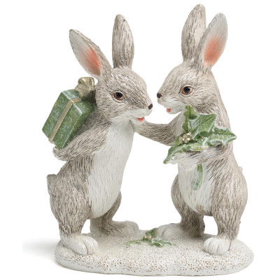 Статуэтка "КРОЛИКИ" 10,5х6х13 см LEFARD 162-1316-2
